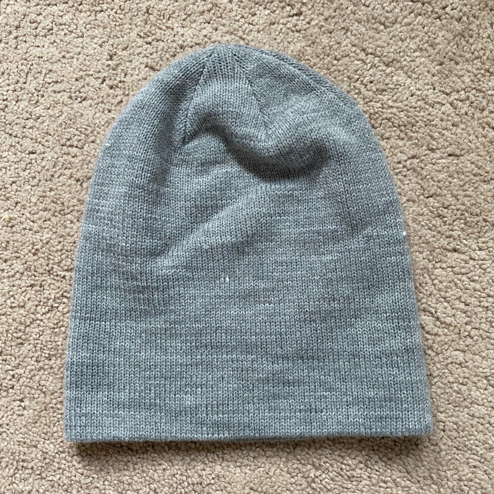 Gray knit H&M beanie